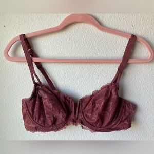 NWOT Auden (Target) Unlined Balconette Bra  - Rubine